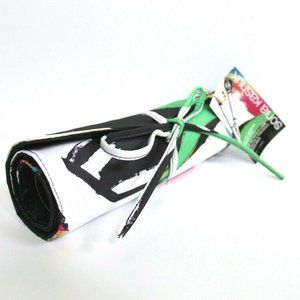 Sonia Kashuk Art of Beauty Brush Roll Linda Mason Limited Edition Face Print